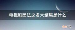 电视剧因法之名大结局是什么?