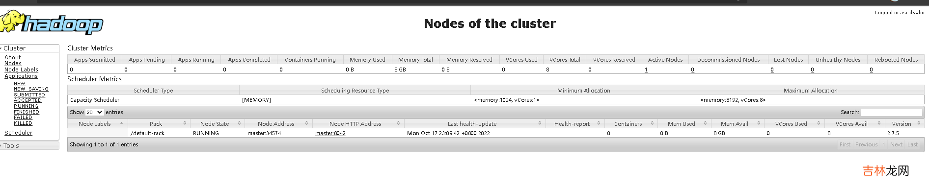 Linux 下搭建 Hadoop 环境