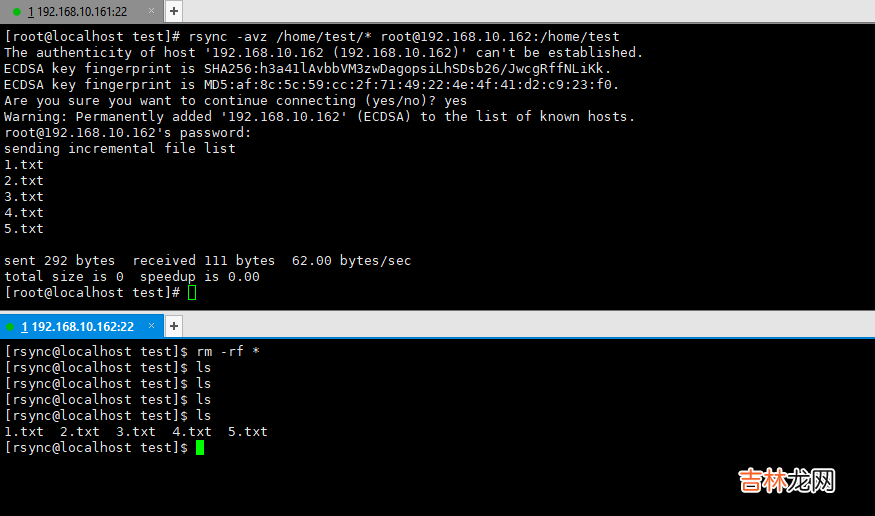 linux下rsync的同步