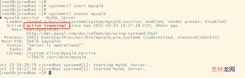 RedHat7.6安装mysql8步骤