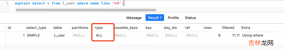 MySQL 索引失效-模糊查询，最左匹配原则，OR条件等。
