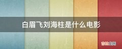 白眉飞刘海柱是什么电影?