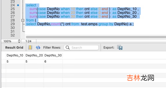 SQL 报表制作和整形