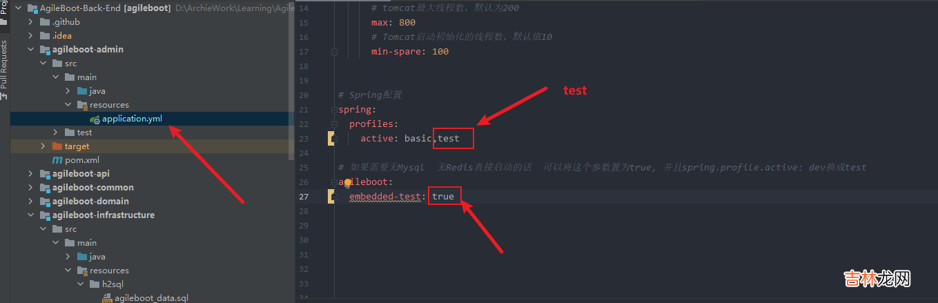 AgileBoot - 如何集成内置数据库H2和内置Redis