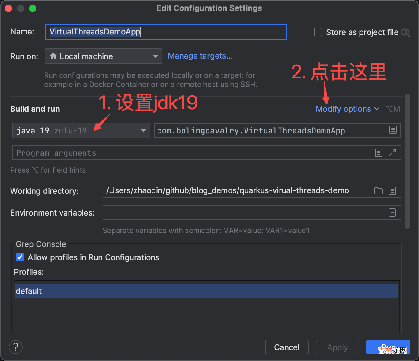 支持JDK19虚拟线程的web框架,之二:完整开发一个支持虚拟线程的quarkus应用