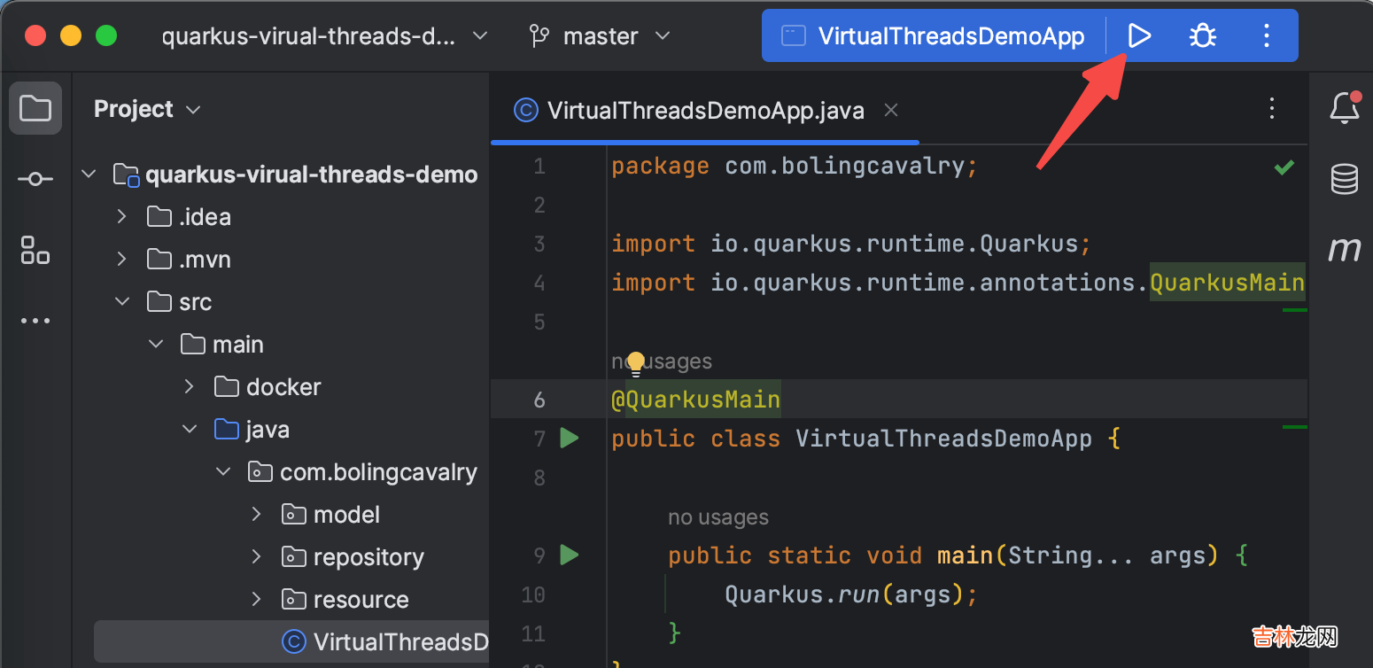 支持JDK19虚拟线程的web框架,之二:完整开发一个支持虚拟线程的quarkus应用