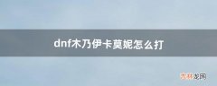 dnf木乃伊卡莫妮怎么打（dnf亡者峡谷木乃伊打不死)