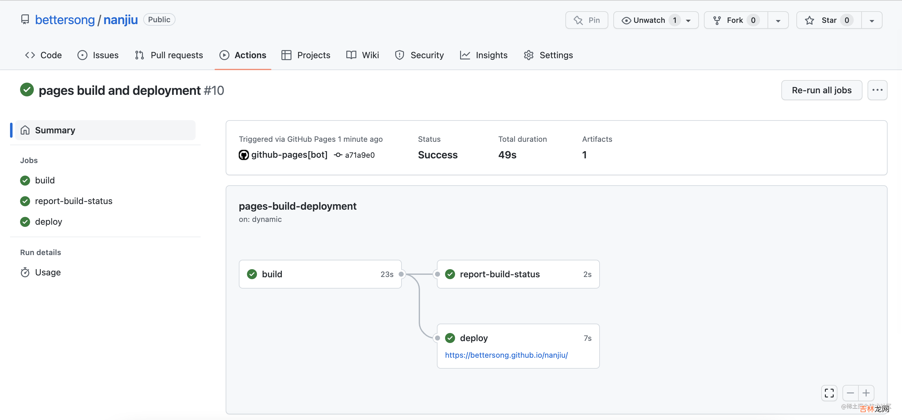 使用GitHub Actions实现自动化部署