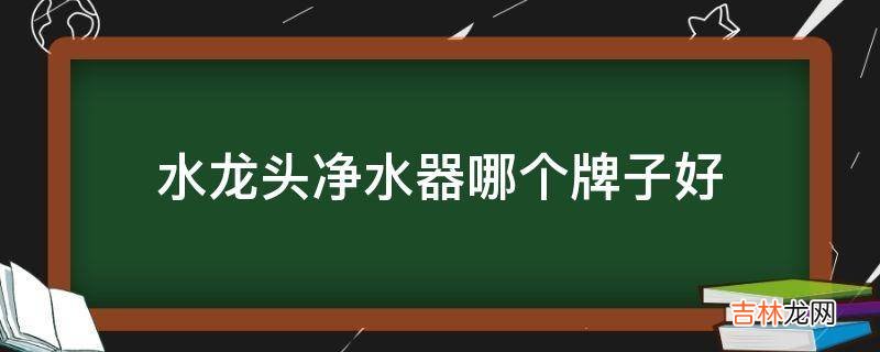 水龙头净水器哪个牌子好?