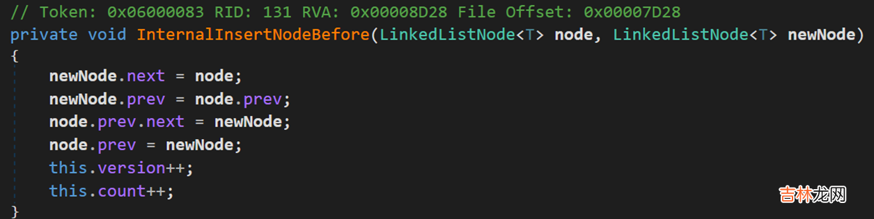.NET 源码学习 [数据结构-线性表1.2] 链表与 LinkedList&lt;T&gt;