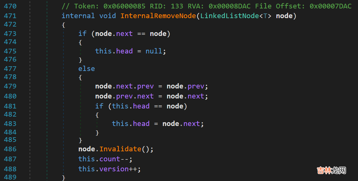 .NET 源码学习 [数据结构-线性表1.2] 链表与 LinkedList&lt;T&gt;