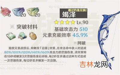 原神3.0新武器竭泽怎么获取