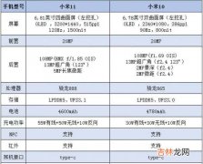 小米10和小米11哪个值得买_小米10和小米11参数对比