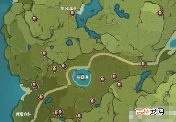 原神2.6百货奇货第二天材料分布图