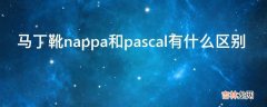 马丁靴nappa和pascal有什么区别?