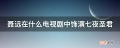 聂远在什么电视剧中饰演七夜圣君?