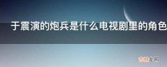 于震演的炮兵是什么电视剧里的角色?