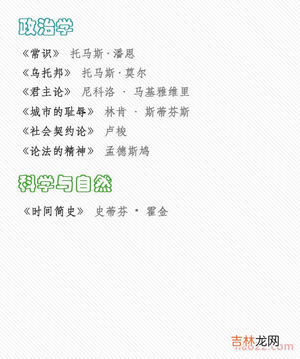 一生必读的100本书（