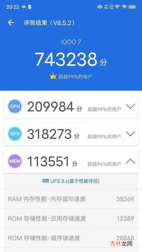 iqoo7跑分安兔兔_iqoo7跑分多少