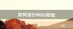 如何进行MD5校验（md5校验命令)