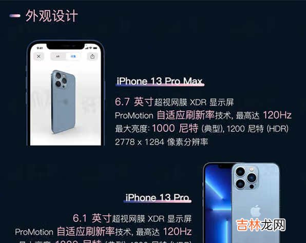 iPhone13系列哪款哪款值得入手_iPhone13系列参数对比