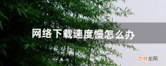 网络下载速度慢怎么办（一招让旧电脑变流畅)