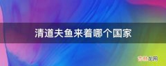 清道夫鱼来着哪个国家?