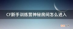 CF新手训练营神秘房间怎么进入?