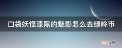 口袋妖怪漆黑的魅影怎么去绿岭市?