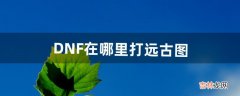 DNF在哪里打远古图（dnf远古镇魂图)