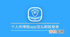 个人所得税app怎么刷脸登录