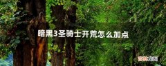 暗黑3圣骑士开荒怎么加点（暗黑3圣教军技能和加点)