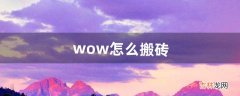 wow怎么搬砖（wow国际服搬砖)