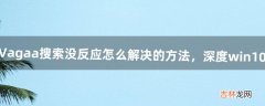 Vagaa搜索没反应怎么解决的方法，深度win10