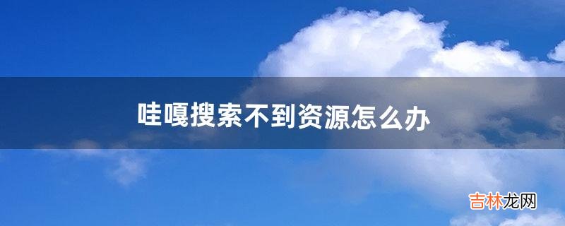 哇嘎搜索不到资源怎么办（电脑版哇嘎搜索不到资源怎么办)