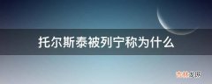 托尔斯泰被列宁称为什么?