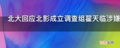 北大回应北影成立调查组翟天临涉嫌学术不端已成事实?