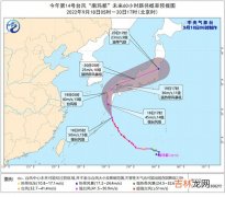 受14号台风南玛都外围环流影响 浙江中北部沿海风力大