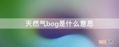 天然气bog是什么意思?