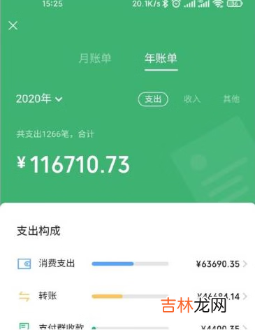 微信年度账单是不是真实消费
