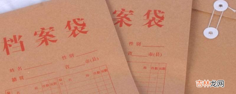 档案可以自己拿着去存档吗?