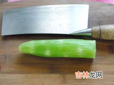莴笋怎么切菱形片?