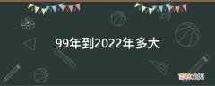 99年到2022年多大?