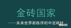 金砖国家之间的相互合作被称为什么?