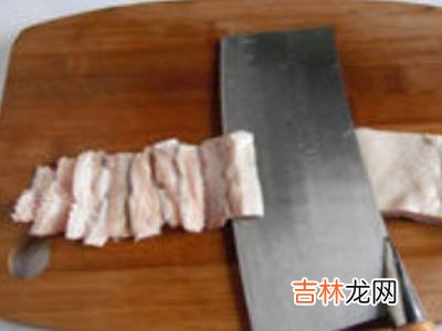 猪肚怎么切?