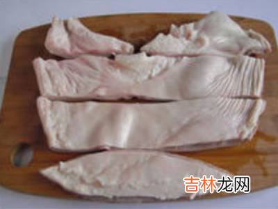 猪肚怎么切?