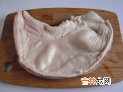 猪肚怎么切?