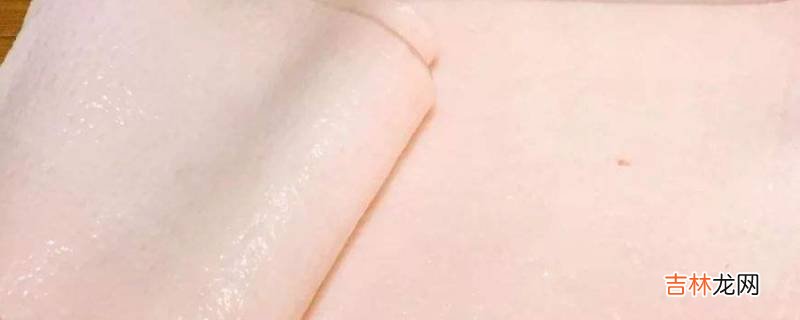 煮熟的猪皮怎么去毛?
