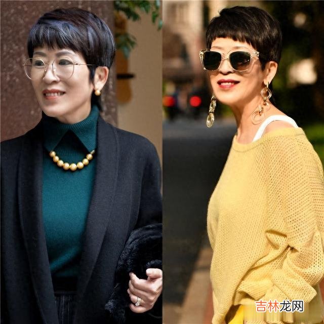 穿搭 这是我见过最得体的妈妈，穿衣极简却高级有气质，短发不烫很知性