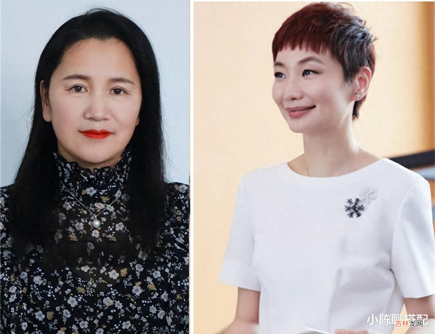 發型 被48岁梅婷惊艳了：穿衣简单，发贴头皮，不穿金戴银，却气质出众